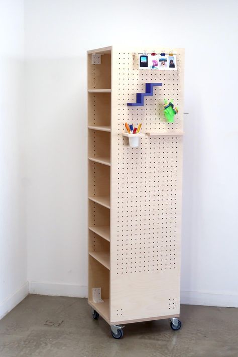 Peg board walls