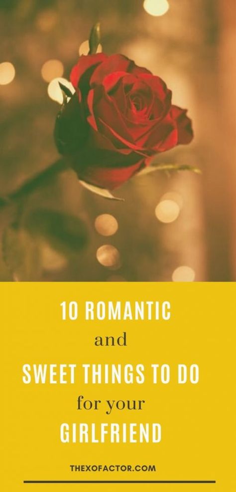 sweet and romantic things to do for girlfriend Romantic Things To Do For Your Girlfriend, Romantic Things For Girlfriend, Things To Do For Girlfriend, Surprise For Girlfriend, Surprise Your Girlfriend, Romantic Surprise, Romantic Music, Romantic Things To Do, Romantic Things