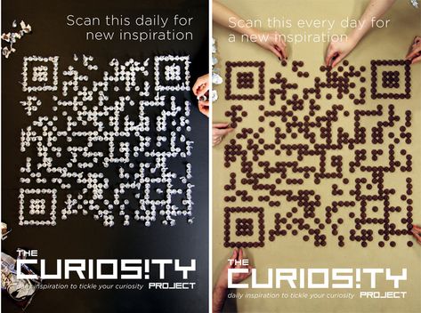 handmade QR codes Make Qr Code, Urban Art Installation, Digital Story, Digital Communication, Mobile Advertising, Project Site, Streets Of New York, Self Promo, Food Poster Design