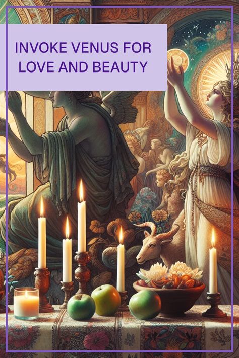 Transform your life with a Venus devotional, designed to deepen your connections with love and beauty. Discover rituals and practices to honor Venus, the goddess of love, through spells and intentions that ignite romance and attract beauty. This is perfect for beginners looking to understand the power of astrological devotion in crafting a more fulfilling life. Join our exhilarating adventures in spirituality to celebrate your inner passion and beauty. Celebrate yourself! Divine Feminine And Masculine, Pagan Practices, Wiccan Rituals, God Of Love, Daily Astrology, Celebrate Yourself, Pagan Rituals, The Pantheon, Classical Antiquity