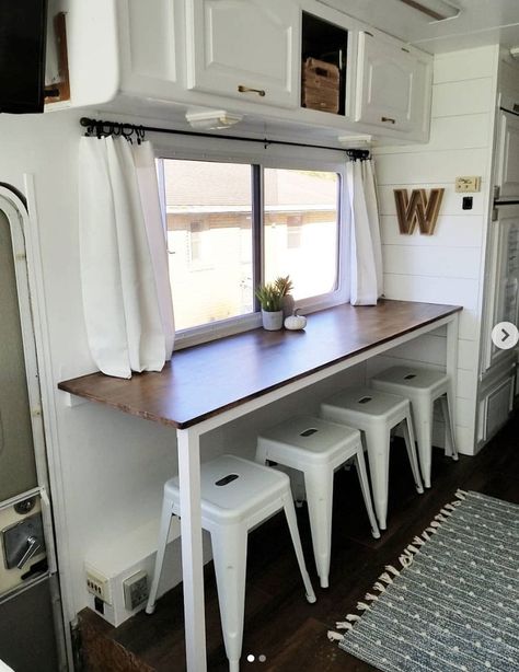 20 Inspiring RV makeovers and renovations, and a peek at our RV camper trailer before we renovate! #rvliving #rv #rvmakeover #rvrenovation #camper #trailer #campermakeover #tidbitsonwheels #modernrv #rvstyle Husbil Makeover, Camper Trailer Remodel, Vintage Camper Remodel, Camper Hacks, Caravan Renovation, Diy Camper Remodel, Retro Caravan, Rv Makeover, Trailer Living