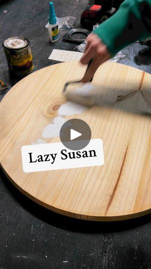 1.5K views · 18 reactions | Make a Lazy Susan with me. #diyhomedecor | Lauren LF Rustics, LLC Lazy Susan Ideas Table Top, Lazy Susan Ideas Table Top Decor, Lazy Susan Ideas, Tv Niche, Outdoor Grill Station, Feature Wall Living Room, Deck Designs Backyard, Interior Living Room, Interior Kitchen