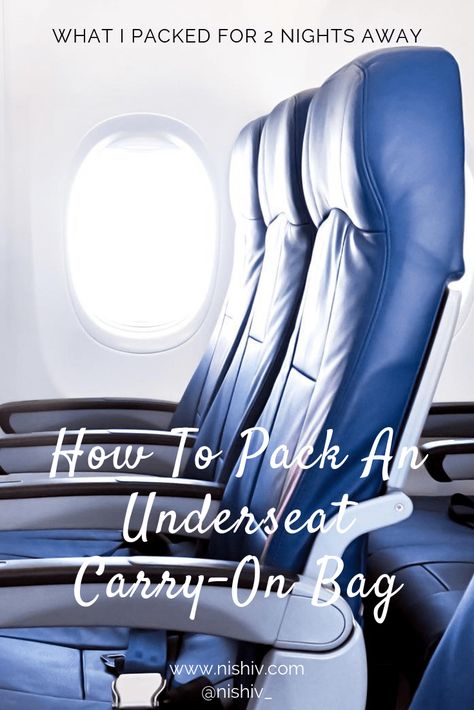 How To Pack An Underseat Carry-On Bag For A Short Trip & What I Packed For 2 Nights In Dublin | Nishi V #travel #traveltipsforeveryone #traveltipsforwomen #traveltips Underseat Carry On, Carry On Packing, Packing Luggage, Checked Luggage, Airline Travel, Southeast Asia Travel, Carry On Luggage, Short Trip, Carry On Bag