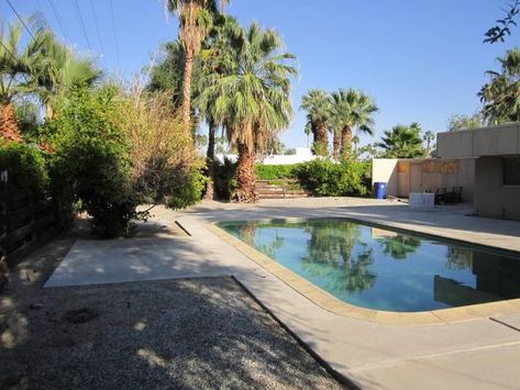 Before: Backyard and Pool Swimming Pool Landscaping Ideas, Pool Landscaping Ideas, Pool Makeover, Transformation Pictures, Swimming Pool Landscaping, Pool Remodel, Landscaping Inspiration, Phoenix Homes, Pool Picture