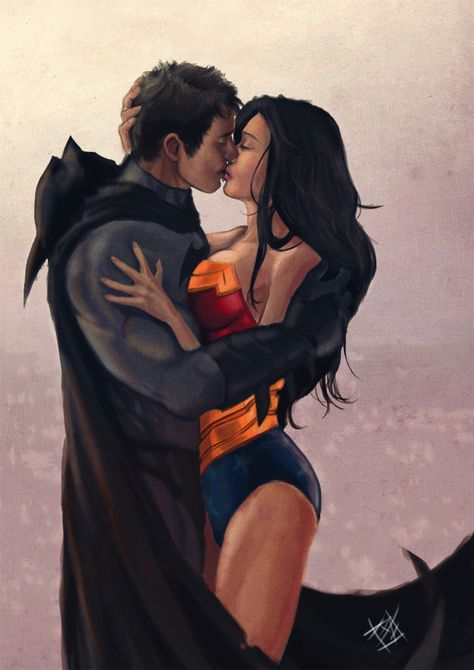 Wonder Woman heart Batman by ~zearz on deviantART Poster Marvel, Batman Wonder Woman, Superman Wonder Woman, Wonder Women, Bd Comics, Im Batman, Marvel Vs Dc, Batman Vs, Marvel Vs