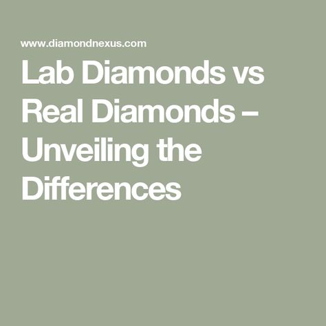 Lab Diamonds vs Real Diamonds – Unveiling the Differences Rock Drainage, Diamond Quotes, Acid Rock, Flawless Diamond, Vvs Diamond, Diamond Alternatives, Diamond Simulant, Lab Created Diamonds, Precious Gemstones