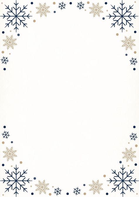 Winter Border Design, Winter Frame Background, Winter Border Frame, Christmas Boarders Template Design, Christmas Borders Free Printable, Snowflake Boarder, Christmas Borders And Frames, Christmas Border Design, Christmas Border Frame