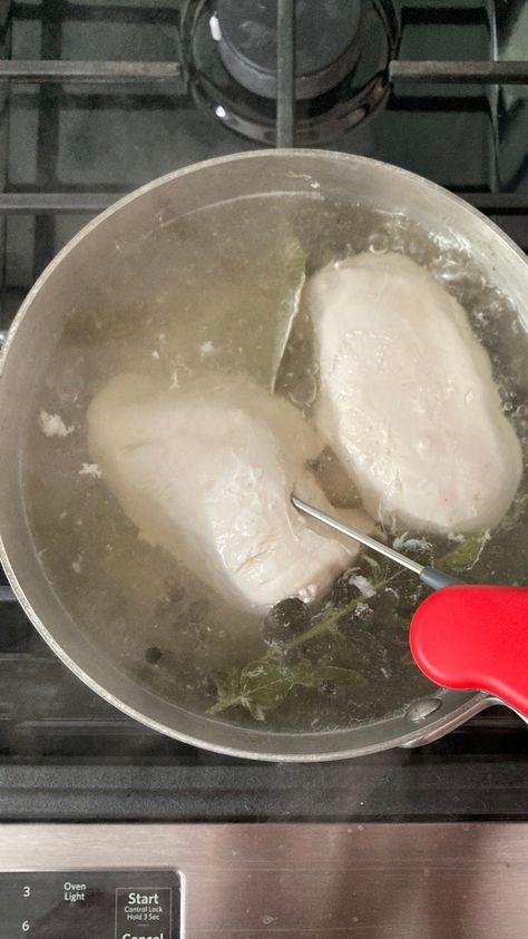 Follow These Simple Instructions to Boil Chicken Without Drying It Out How To Boil Chicken Breast, How Long To Boil Chicken Breast, Boiling Chicken To Shred, How To Boil Chicken, Boil Chicken Breast, Boil Chicken To Shred, Boiling Chicken, Boil Chicken, Moist Chicken Breast