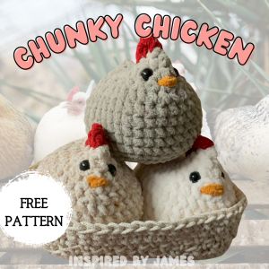 Chunky Chicken Crochet Pattern: Free Download Ribblr Free Crochet Patterns, Free Crochet Chicken Patterns Easy, Chicken Amigurumi Pattern, Chubby Chicken Crochet Pattern, Crochet Chicken Tutorial, Crochet Amigurumi Chicken, Chunky Chicken Crochet Pattern, Chicken Pattern Crochet, Crochet Pattern For Chicken