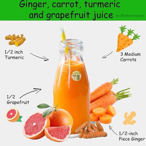 Smoothie Fatloss | Weight Loss on Instagram: “Ginger, carrot, turmeric, and grapefruit juice by @smoothieplan INGREDIENTS 3 Medium Carrots, Peeled And Ends Removed 1⁄2-inch Piece…” Aperol Spritz Aesthetic, Spritz Aesthetic, Grapefruit Smoothie, Smoothie Diet Recipes, Hugo Spritz, Peach Smoothie Recipes, Watermelon Smoothie, Turmeric Juice, Carrot Smoothie