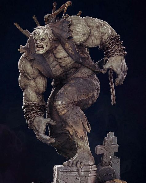 Nerd Reverse on Instagram: “Solomon Grundy  Digitally sculpted by @gurjeetart _ 👈 swipe for more _ #NerdReverse #batman #solomongrundy #joker #thejoker #harleyquinn…” Solomon Grundy, Splash Page, Batman Art, Custom Action Figures, Detective Comics, Dc Characters, Dc Comics Art, Character Design Male, Drawing Poses