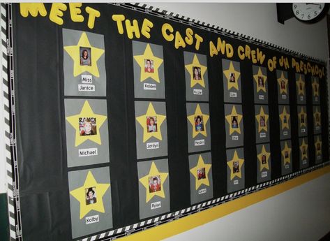 Movie Bulletin Boards, Hollywood Classroom, Hollywood Theme Classroom, Student Council Campaign Posters, Student Council Campaign, Middle School Graduation, Superhero Classroom Theme, Superhero Classroom, Preschool Bulletin