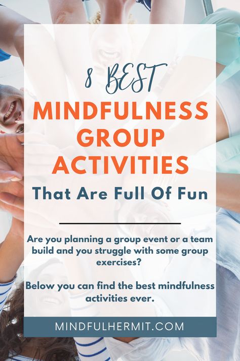 Are you planning a group event or a team build and you struggle with some group exercises? Perhaps, you chair a team meeting and you would like to entertained the team? Below you can find the best mindfulness activities ever. It is important that you have as much collaboration as possible in your team. Having a good team can boost the efficiency of your group activities. Teacher Team Building, Work Team Building Activities, Office Team Building, Group Activities For Adults, Partner Workouts, Team Bonding Activities, Retreat Activities, Work Team Building, Virtual Team Building