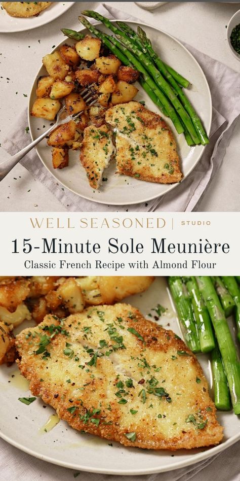 Sole Filet Recipe, Sole Fish Recipes, Sole Fillet Recipes, Browned Butter Sauce, Sole Recipes, Filet Recipes, Sole Meuniere, Fish Fillet Recipe, Pan Fried Fish