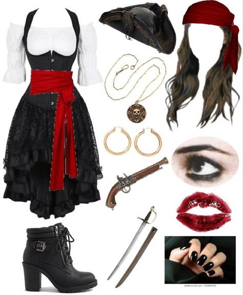 Pirate Aesthetic Fashion, Pirate Assessories, Hawollen Costumes Ideas, Pirate Accessories Women, Pirate Outfits Female, Pirate Clothes Female, Hot Pirate Costume Women, Pirate Custome, Pirate Costume Ideas For Women