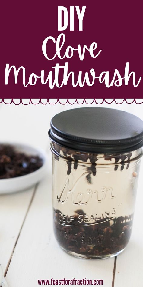 Clove Mouthwash, Diy Mouthwash Recipes, Mouthwash Recipe, Benefits Of Cloves, Cloves Recipes, Diy Mouthwash, Homemade Toothpaste Recipe, Diy Toothpaste, Cloves Benefits