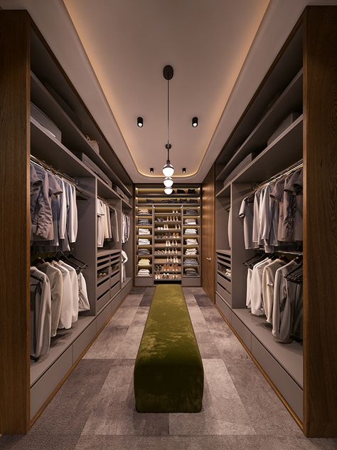 The Zeppelin on Behance Modern Closet Designs, Small Dressing Rooms, Design Ložnic, House Closet, Walking Closet, Dream Closet Design, Closet Design Layout, Walk In Closet Design, Luxury Closets Design