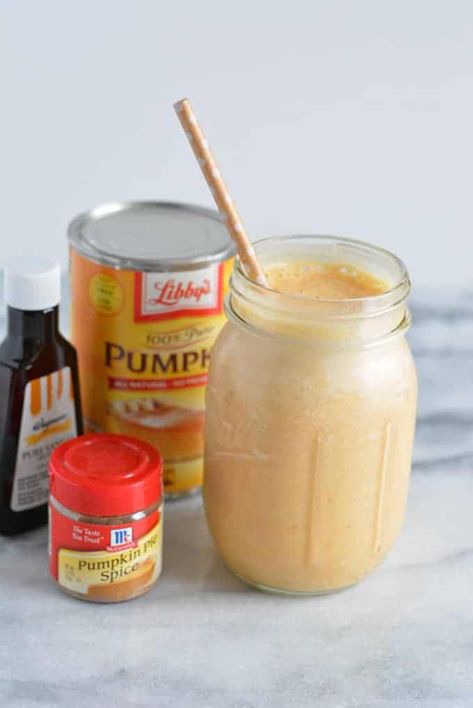 Pumpkin Pie Protein Shake, Pumpkin Protein Shake, Pumpkin Pie Protein, Pumpkin Spice Smoothie, Pumpkin Pie Smoothie, Pumpkin Smoothie, Protein Smoothies, Protein Shake Recipes, Pumpkin Flavor