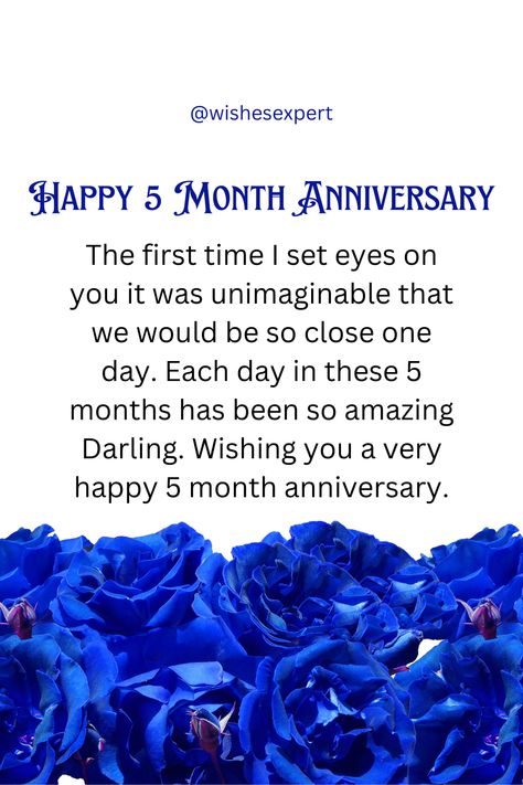 Happy 5 Month Anniversary Wishes For Him or Her Happy 5 Month Anniversary, 5 Year Anniversary Quotes, Anniversary Wishes For Him, 5 Month Anniversary, Happy 5 Year Anniversary, Anniversary Quotes For Her, Year Anniversary Quotes, Anniversary Quotes For Couple, Anniversary Wishes For Wife