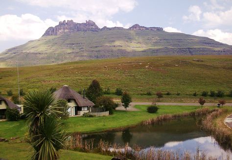 Castleburn, near Underberg, KwaZulu-Natal, South Africa Earth And Solar System, Dream Holidays, Farm Scenes, South Africa Travel, Kwazulu Natal, Cloud Drawing, Farm Scene, Going Places, Airline Tickets