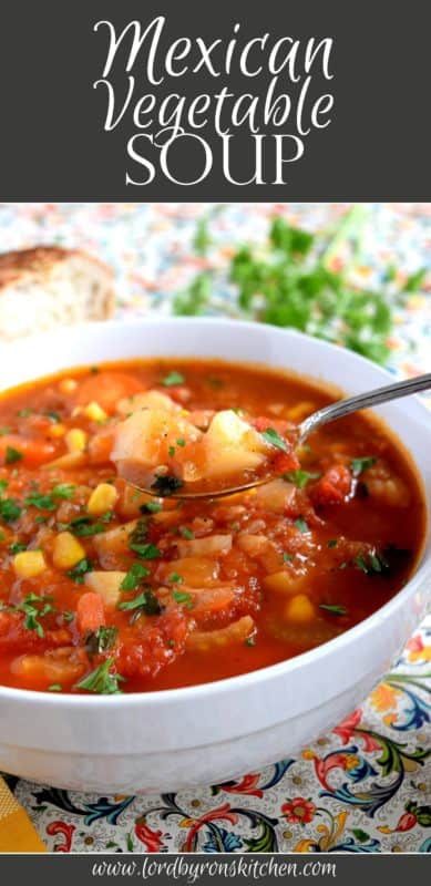 Spicy Vegetable Soup, Mexican Vegetable Soup, Mexican Vegetables, Vegan Tortilla Soup, Vegan Tortilla, Mexican Soup Recipes, Vegetable Soups, Vegetable Soup With Chicken, Veg Soup