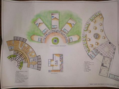 Cluster admin block restaurant #rendering #pencilcolor #design #architecture Admin Block Plan Architecture, Arch Student, Architecture Model Trees, Block Plan, Restaurant Plan, Campus Design, Sport Park, Model Tree, Landscape Design Plans