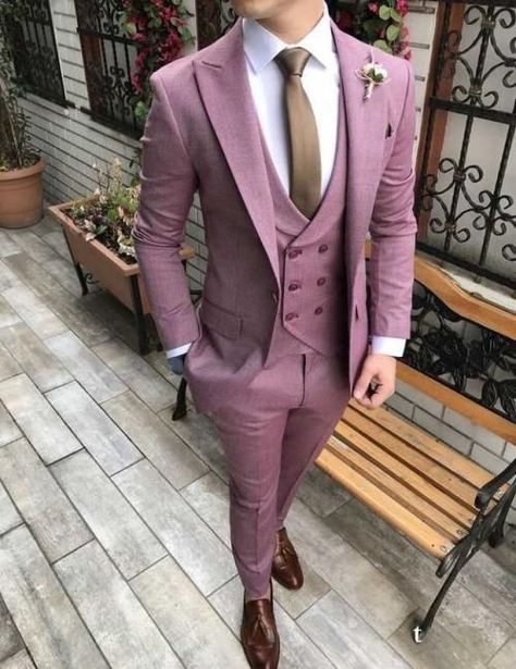 Purple Suit, Blazer Outfits Men, Slim Fit Suit Men, Pink Clothes, Dinner Suit, Mens Fashion Blazer, Dress Suits For Men, Designer Suits For Men, Stylish Mens Fashion