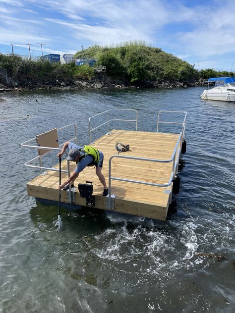 Gallery - Dock Photos, Dock Floats and Marina Photos - New Wave Docks Pontoon Dock Ideas, Floating Pontoon Dock, Diy Dock, Building A Dock, Floating Dock Kits The Home Depot Canada, Floating Dock Plans Lowe's, Floating Boat Docks, Pontoon Dock, Aluminum Docks On The Lake