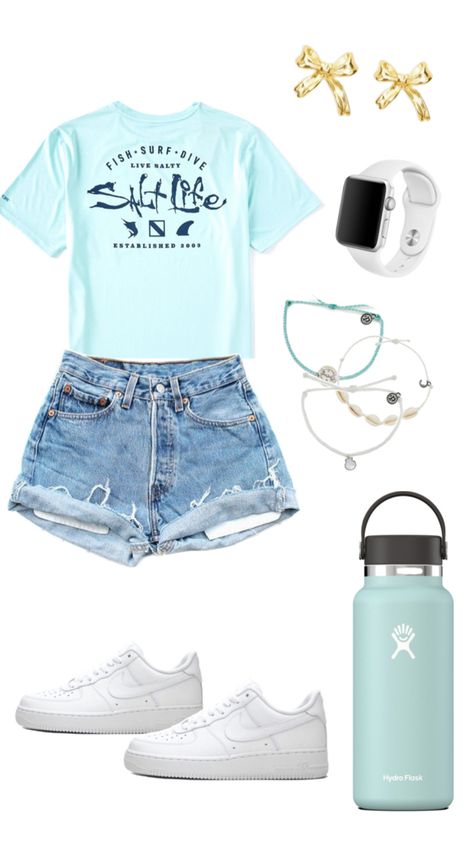 Cute Vacation Outfits, Beachy Outfits, Preppy Summer Outfits, Summer Outfits For Teens, Outfit Inspo Summer, Casual Preppy Outfits, Trendy Outfits For Teens, Cute Lazy Day Outfits, Cute Preppy Outfits