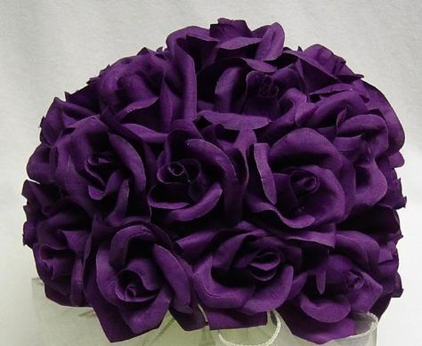 Purple Rose Bouquet, Purple Wedding Bouquets, Purple Bouquet, Purple Wedding Flowers, Purple Reign, Purple Love, All Things Purple, Purple Rose, Purple Rain