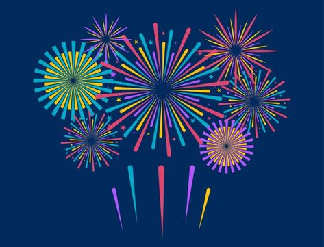 Cartoon Fireworks Drawing, Fireworks Cartoon, Cartoon Fireworks, Firework Tattoo, How To Draw Fireworks, Fireworks Background, Fireworks Design, Window Drawing, New Year Fireworks