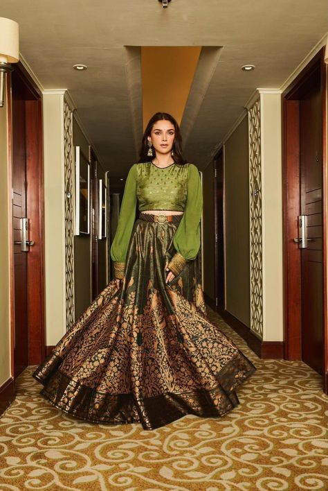 💍 MINERALI | styled by Sanam Ratansi |HMU by Elton J Fernandez (JUBILEE promotions, April 2023) Aditi Rao Hydari Lehenga, Aditi Rao Hydari Indian Outfits, Aditi Rao Hydari Indian, Desi Attire, Aditi Rao Hydari, Aditi Rao, Cute Asian Fashion, Trendy Outfits Indian, Black Ball Gown