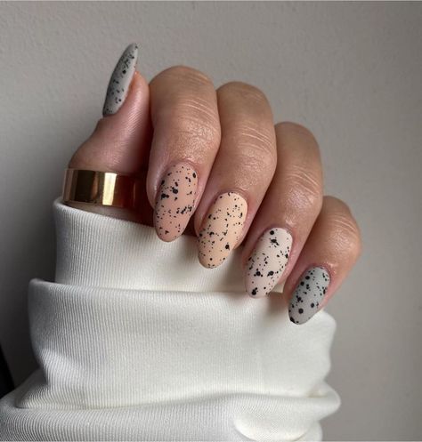 speckled egg nails, eggshell easter nails, nude spring nails, nude easter nails, easter nail designs 2022 Speckled Egg Nails, Basement Salon, Egg Nails, Easter Nails Easy, Easter Nail Art Designs, April Nails, Easter Nail, Bunny Nails, Easter Nail Designs