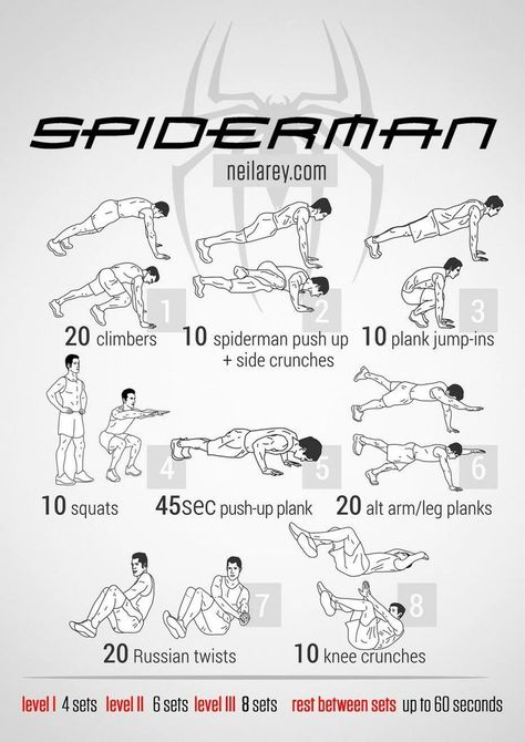 Spiderman Workout!!! #Health #Fitness #Trusper #Tip Nerdy Workout, Neila Rey Workout, Neila Rey, Hero Workouts, Fitness Poster, Superhero Workout, Bodybuilding Workout, An Exercise, Work Outs