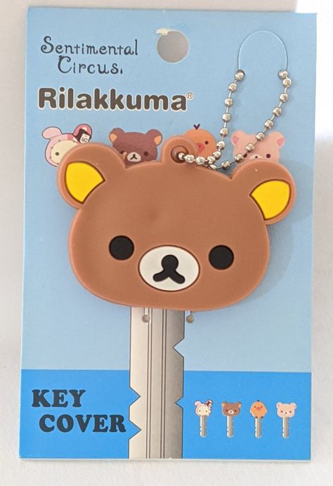 Rilakkuma Accessories, Rilakkuma Stuff, Cute Rilakkuma, Key Cap, Key Chain Holder, Pink Rabbit, Key Cover, Yellow Bird, Hello Kitty Items