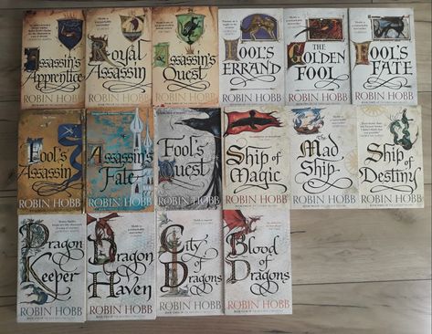 Realm Of The Elderlings, Robin Hobb Books, Future Library, Robin Hobb, Book Bucket, Fantasy Books To Read, Book Challenge, Recommended Books To Read, Book Recs