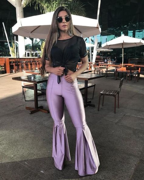 Wideleg Pants, Bell Bottom Pants, Punk Fashion, Bell Bottoms, Wide Leg Jeans, Flare Jeans, Jumpsuits For Women, Wide Leg Pants, Fashion Clothes Women