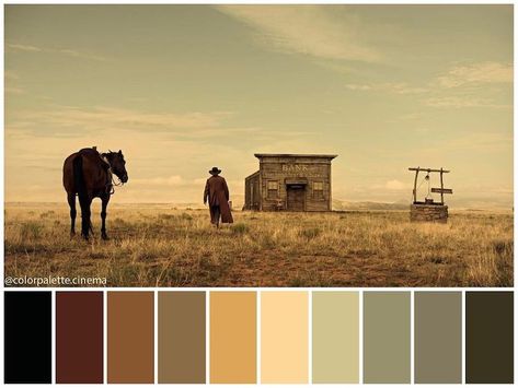 Movie Lover Reveals How Filmmakers Use Color To Set the Mood Ballad Of Buster Scruggs, Buster Scruggs, Color In Film, Movie Color Palette, Cinema Colours, Moonrise Kingdom, Color Script, Mood Colors, Production Design