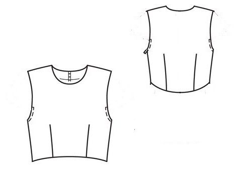 Basic Bodice Pattern, Basic Bodice, Bodice Pattern, Athletic Tank Tops, Bodice, Sewing Patterns, Figurines, Tank Tops, Layout