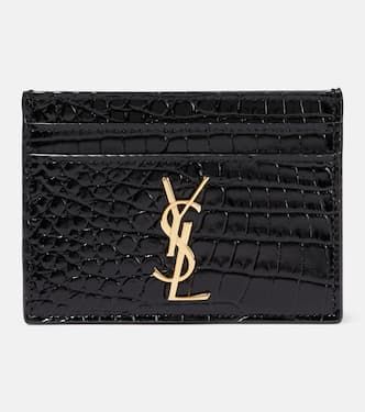 Versace Brand, Ski Accessories, Leather Card Holder, Beauty Devices, Designer Wallets, Monogrammed Leather, Sports Accessories, Metal Logo, Swim Accessories