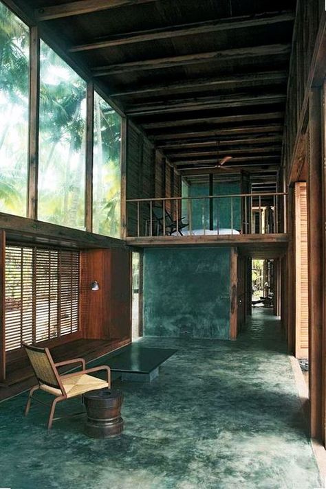 Palmyra House / Studio Mumbai / Nandgaon, Maharashtra, India Bijoy Jain, Studio Mumbai, Inspiring Architecture, Tropical Architecture, Arch Interior, Tropical House, Hus Inspiration, Cabin Plans, Le Chateau