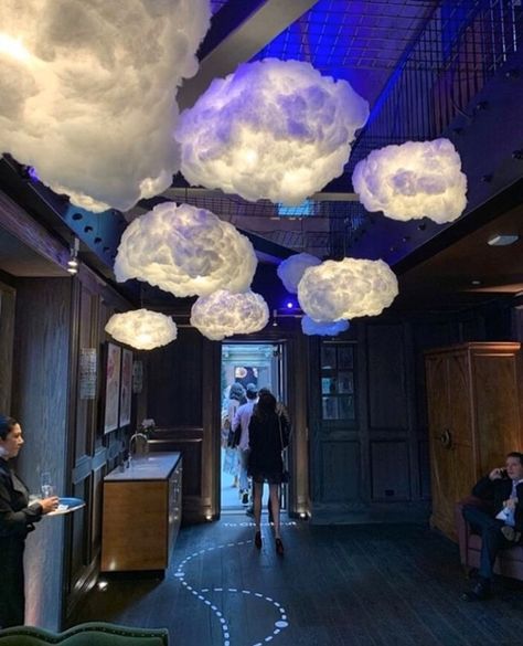 "Cloudy event with a chance of cocktails." ⁠ ⁠ ⁠ Photo and caption by: @businessofevent ⁠ ⁠ ⁠ ⁠ ⁠ #eventstyle #eventdecor #eventspace #eventstyling #eventstylist #eventlife #eventsetup #eventservices #eventvenue #eventful #eventdesign #eventideas #eventinspiration #eventrentals #partydecor #specialevent #specialevening #specialeventrental #atxevents #partyinspiration #partyslatepro #luxuryplanner #austinevents #eventpros #eventmanagment #eventindustry #partyhire #eventinspo #partyideas Cloud Lamp Diy, Mansion Living, Cloud Ceiling, Prom Themes, Cloud Lamp, Diy Clouds, Cumulus Clouds, Speaker System, Diy Lamp