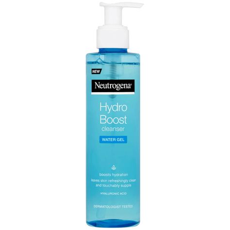 Neutrogena Hydro Boost Water Gel Cleanser 200ml | Free Shipping | Lookfantastic Neutrogena Hydro Boost Water Gel, Hydro Boost Water Gel, Water Gel Moisturizer, Hydro Boost, Neutrogena Hydro Boost, Skin Care Cleanser, Sodium Lauryl Sulfate, Gel Cleanser, Gel Moisturizer