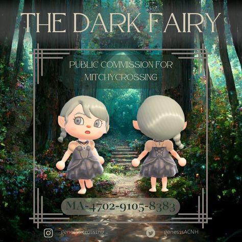 Dark Fairy Dress, Faerie Dress, Black Dress, Custom Clothing, ACNH Custom Design, Animal Crossing Acnh Fairy Designs Clothes, Animal Crossing Witchcore Codes, Enchanted Forest Animal Crossing, Acnh Black Dress, Dark Forest Acnh, Acnh Dark Fairycore, Acnh Fairy Dress, Acnh Witchcore Codes, Acnh Whimsigoth