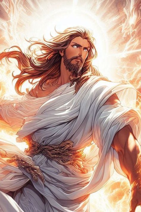 Jesus anime art, wallpaper, Christ, Jesus aesthetics Jesus Anime Art, Jesus Fanart, Christian Anime, Jesus Warrior, Anime Jesus, Thief In The Night, Jesus Art Drawing, Jesus Christ Illustration, Jesus Christ Artwork