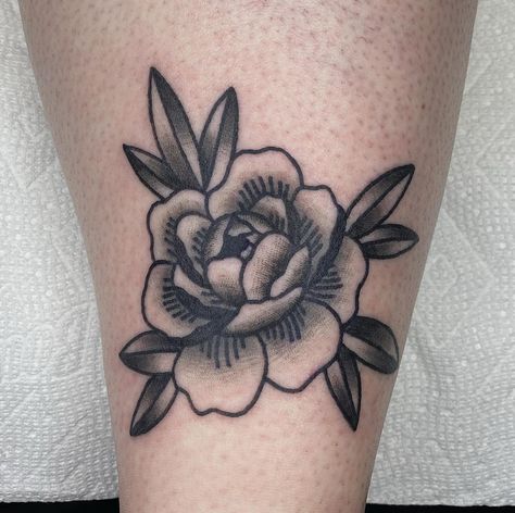 Peony 🖤 love to do these and always down to do more! Peony Tattoo, Peonies, Do More, Tattoos