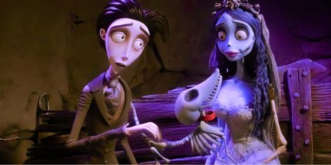 Halloween Themed Movies, Corpse Bride Movie, The Corpse Bride, Emily Corpse Bride, Tim Burton Corpse Bride, Best Halloween Movies, Joanna Lumley, Bride Costume, Tim Burton Films