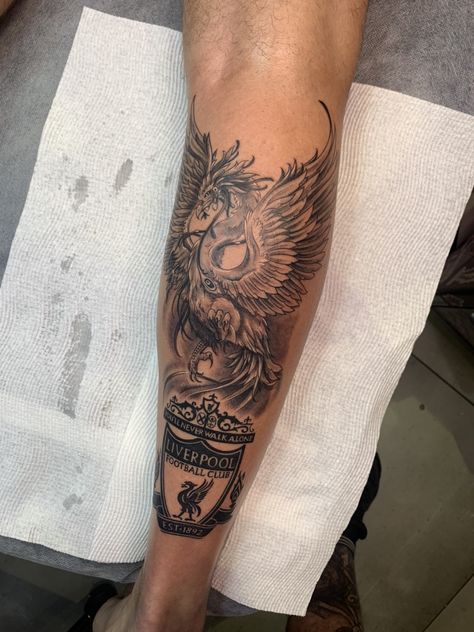 Liverpool Tattoo Ideas, Lfc Tattoo, Liverpool Fc Tattoo, Liverpool Tattoo, Liverpool Fc, Liverpool, Tatting, Tattoos, Pins