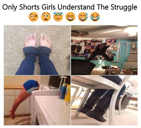 20 Memes That Short Girls Will Understand | SayingImages.com Short People Memes, Short Girl Quotes, Girl Problems Funny, Short Memes, Short People Problems, Short Girl Problems, Girl Struggles, Girls Problems, Short Person