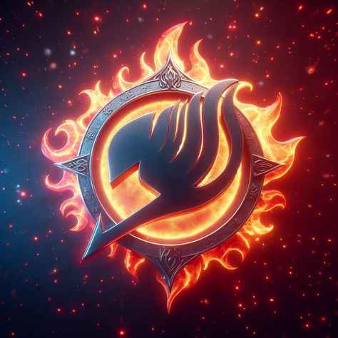 Fairy Tail Logo Symbols, Blaze Wallpaper, Fairy Tail Emblem, Fairy Tail Symbol, Fairy Tail Logo, Fairytail Anime, Fantasy Logo, Cool Symbols, Elemental Magic